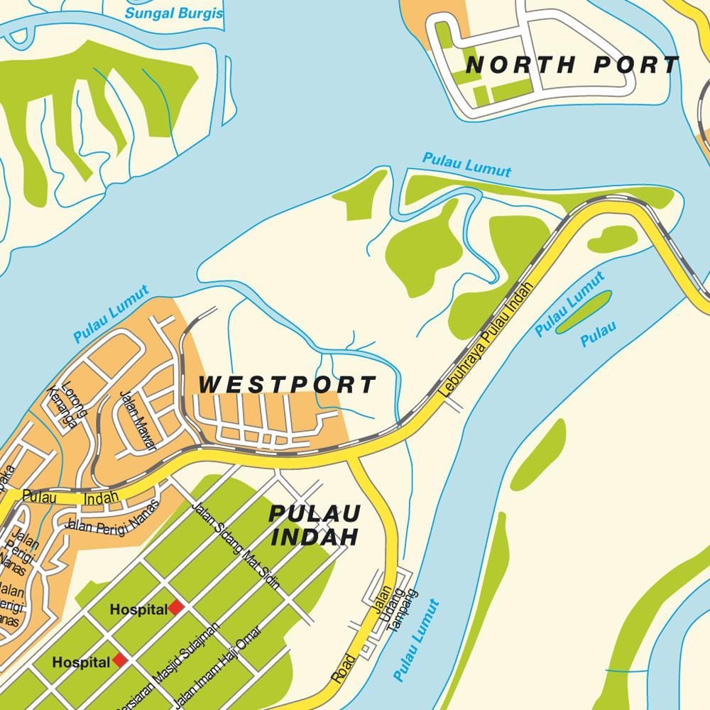 kluang malaisie carte