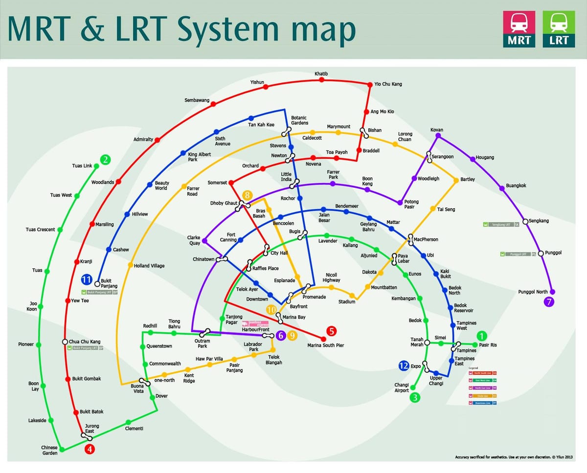 la station de mrt carte de la ligne de la malaisie