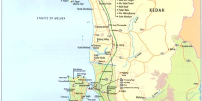 La malaisie, kedah carte