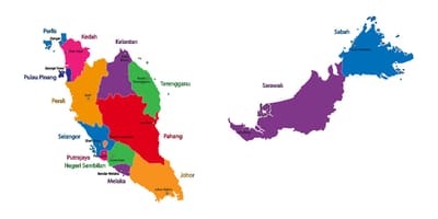 Carte de la malaisie carte photo
