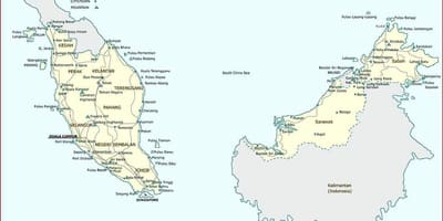 La malaisie application carte